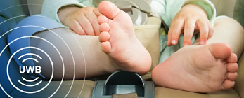 uwb waves and baby feet