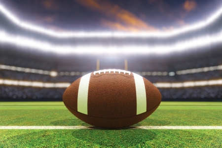 U.S. football on field